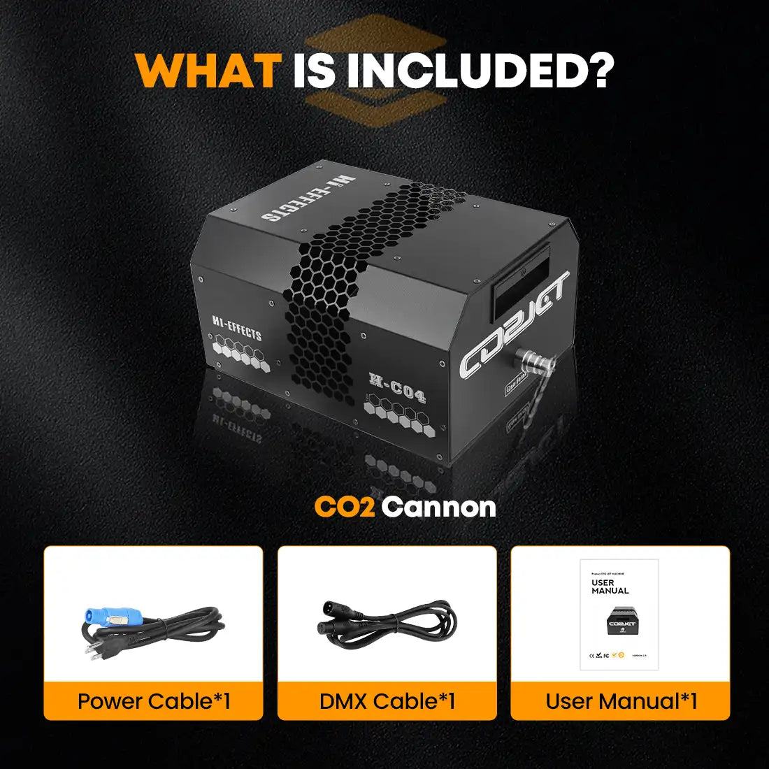 180° Moving Head CO2 Cannon Machine