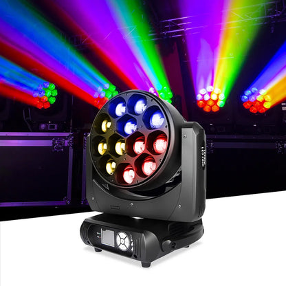 MOKA SFX EPL 12×40W LED Zoom Moving Head Wash Light