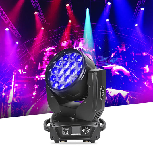 MOKA SFX  EPL 19×15 Focusing LED Moving Head Wash Light