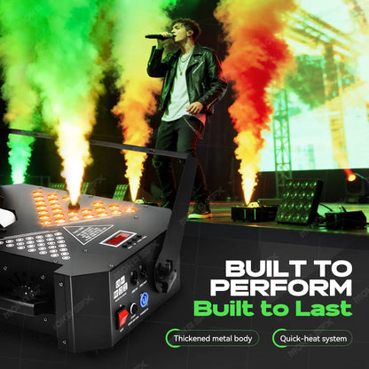 MOKA SFX MK-F01 1500w Powerful Smoke Machine 24*3W  Rgb Led Fogger Machine