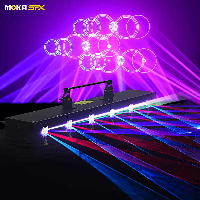 MOKA SFX MK-LS6000 6W RGB 3 in 1 Laser Light