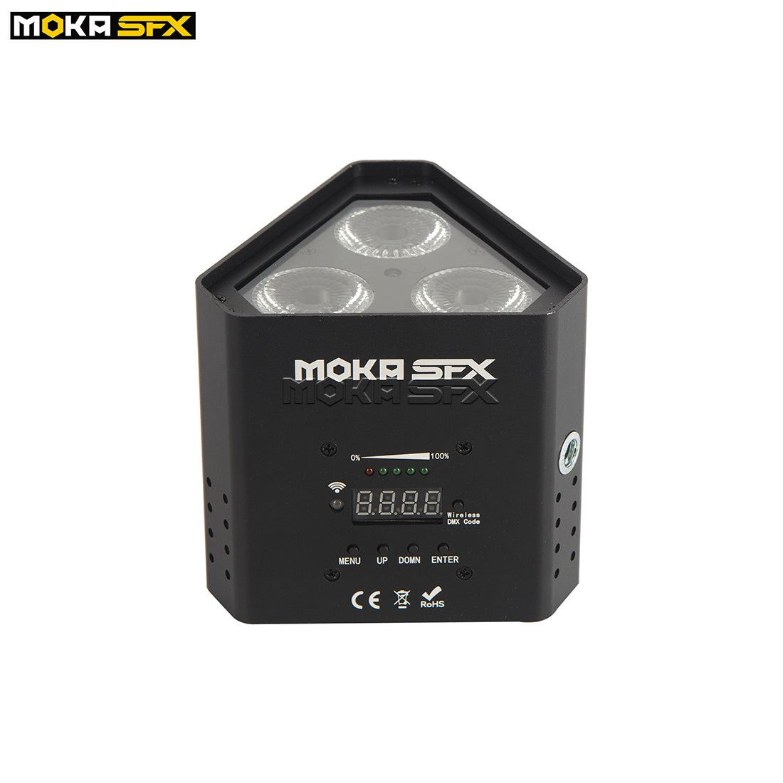 MOKA SFX P-00B 3*18W Battery Wireless DMX+ WIFI PAR Light 6IN1
