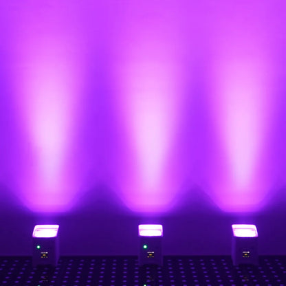 MOKA SFX P-01 4*18W LED Par Cans RGBWA+UV Wireless Rechargeable Power