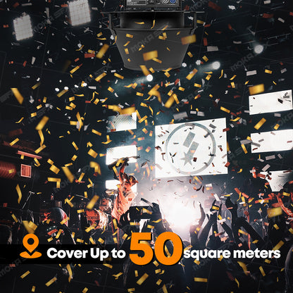 MOKA SFX MK-CN08 DMX/Remote Control Hanging Swirl Confetti Machine