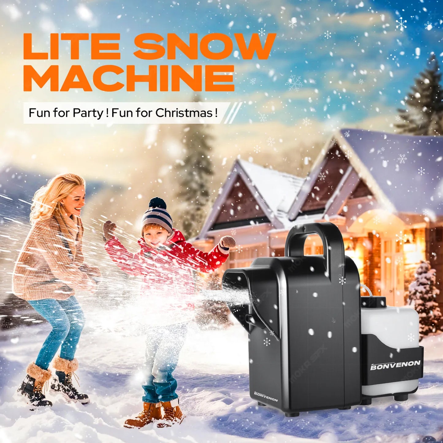 MOKA SFX Portable Remote Control Silent Snow Machine