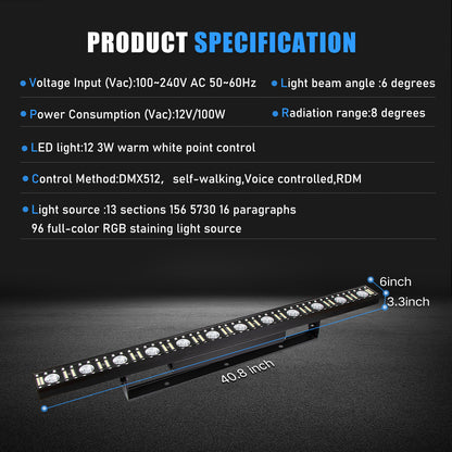 MOKA SFX EPL 1203 12x3W Wall Washer light LED Lighting Bars Light