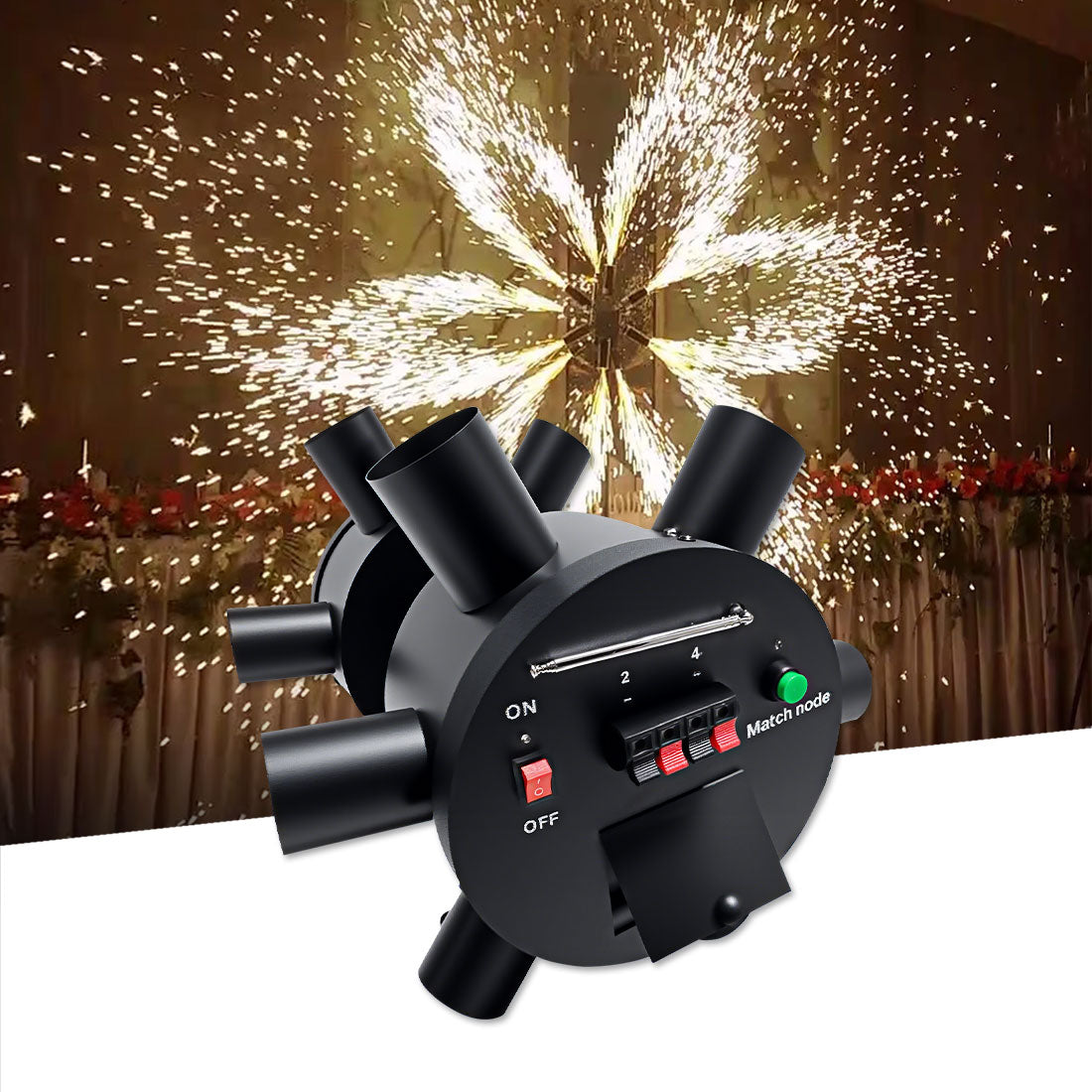 MOKA SFX Spinning Wheels Cold Spark Machine