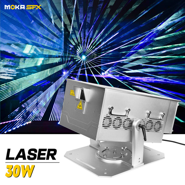 MOKA SFX MK-LSP30 30W Outdoor Sky Beam Waterproof Laser Light With Flightcase