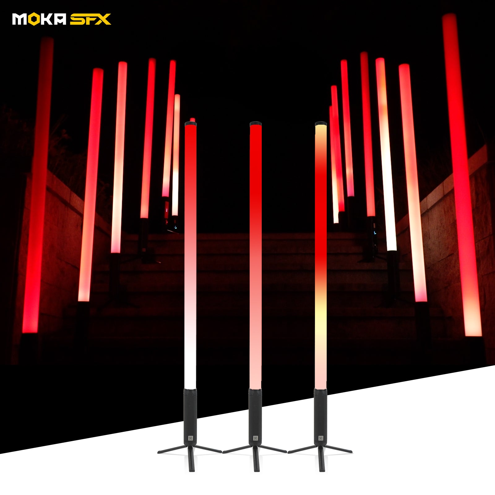Moka lighting led pixel tube 360 degree light-emitting – MOKA SFX