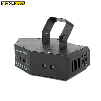 MOKA SFX 6 Eyes Scanning Dj Light Patterns Laser RGB Phase Disco Beam Light Control Voice KTV Lighting