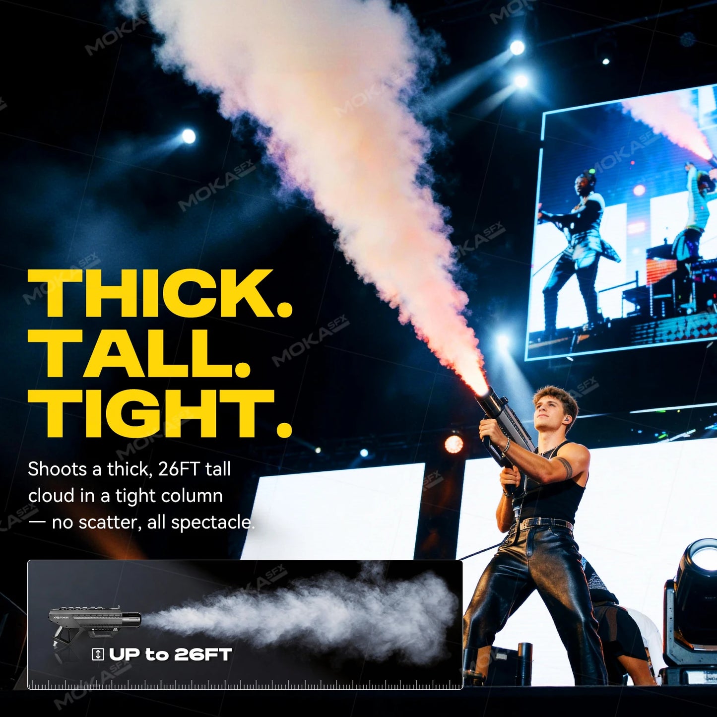 MOKA SFX H-C08 Magic LED CO2 gun