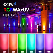 MOKA SFX P-02 6*18W Battery Led Par Light RGBWA+UV