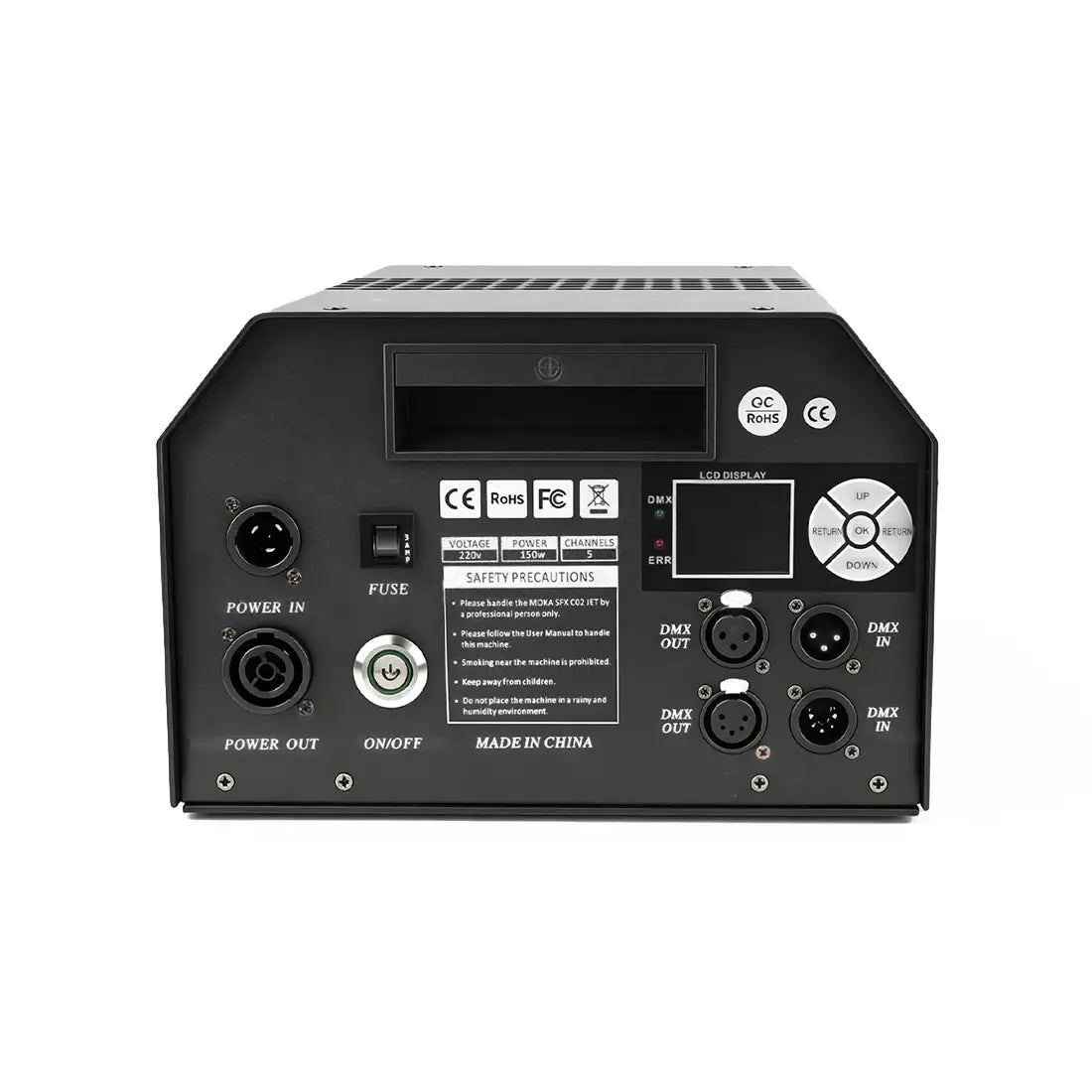 180° Moving Head CO2 Cannon Machine