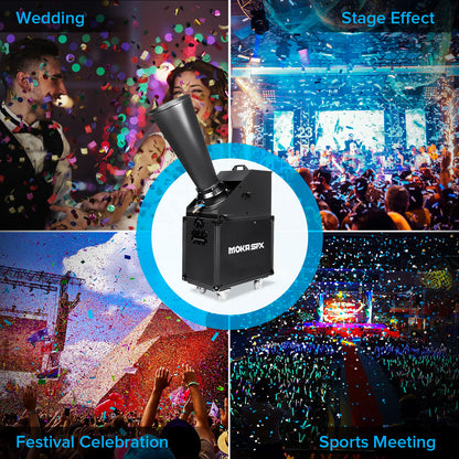 MOKA SFX MK-CN05 Manual Control Professional CO2 Confetti Machine