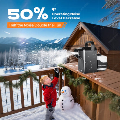 MOKA SFX Portable Remote Control Silent Snow Machine