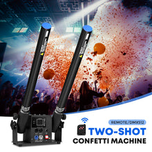 MOKA SFX MK-CN03 2-Head Electric Confetti Cannons Machine