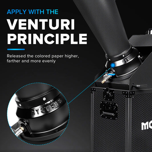 MOKA SFX MK-CN05 Manual Control Professional CO2 Confetti Machine