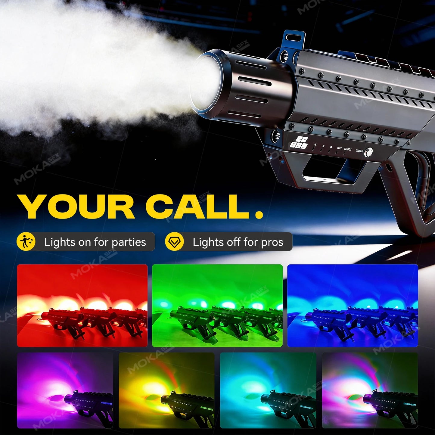 MOKA SFX H-C08 Magic LED CO2 gun