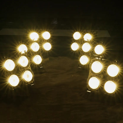 MOKA SFX P-15/P-19 Combinable 4-eye 4*100W 2 IN 1/3 IN 1 RGB LED COB Audience Light