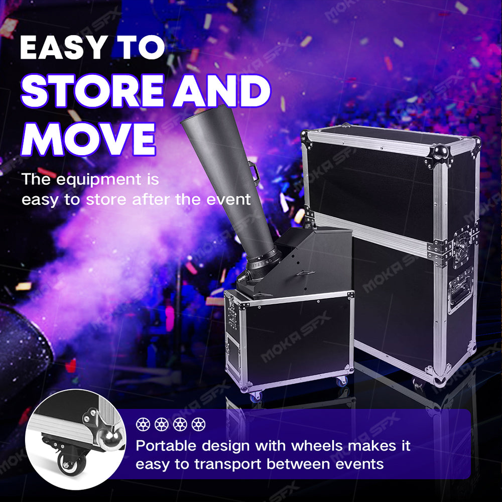 MOKA SFX MK-CN05A CO2 Confetti Cannon DMX Control Powerful