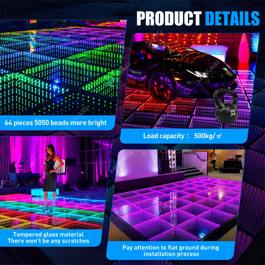 led dance floor