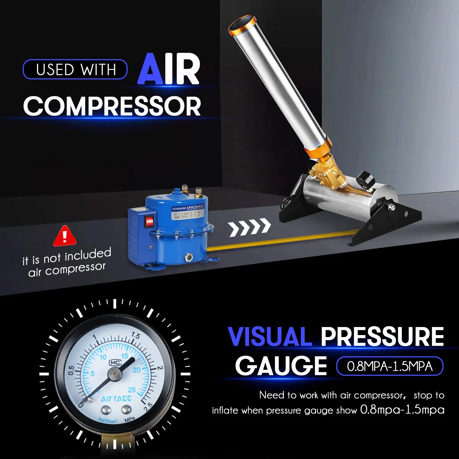 MOKA SFX MK-CN02 Remote Control Mini Streamer Air Confetti