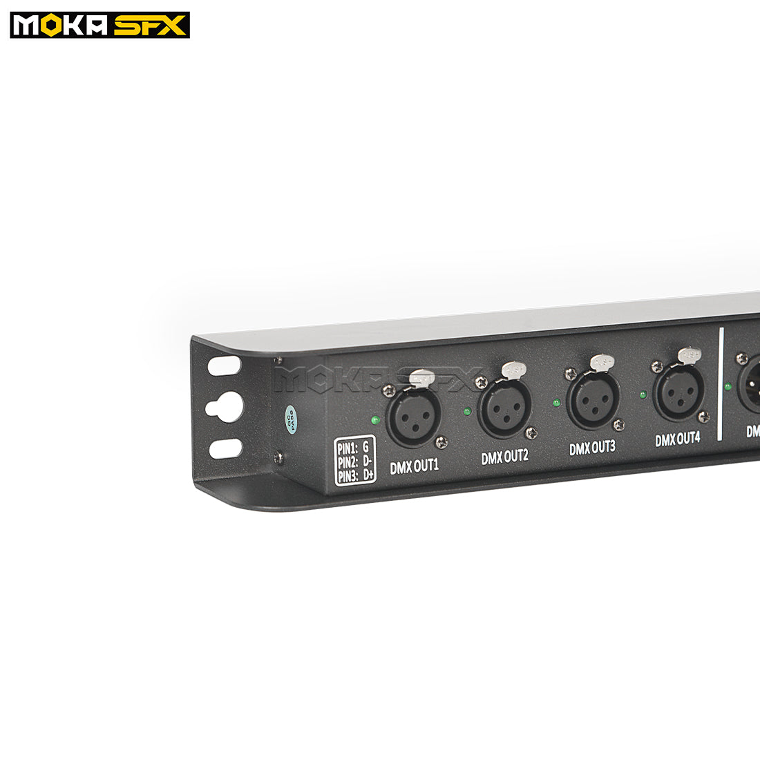 MOKA SFX Mini 4 Way DMX Distributor Signal Amplifier DMX512