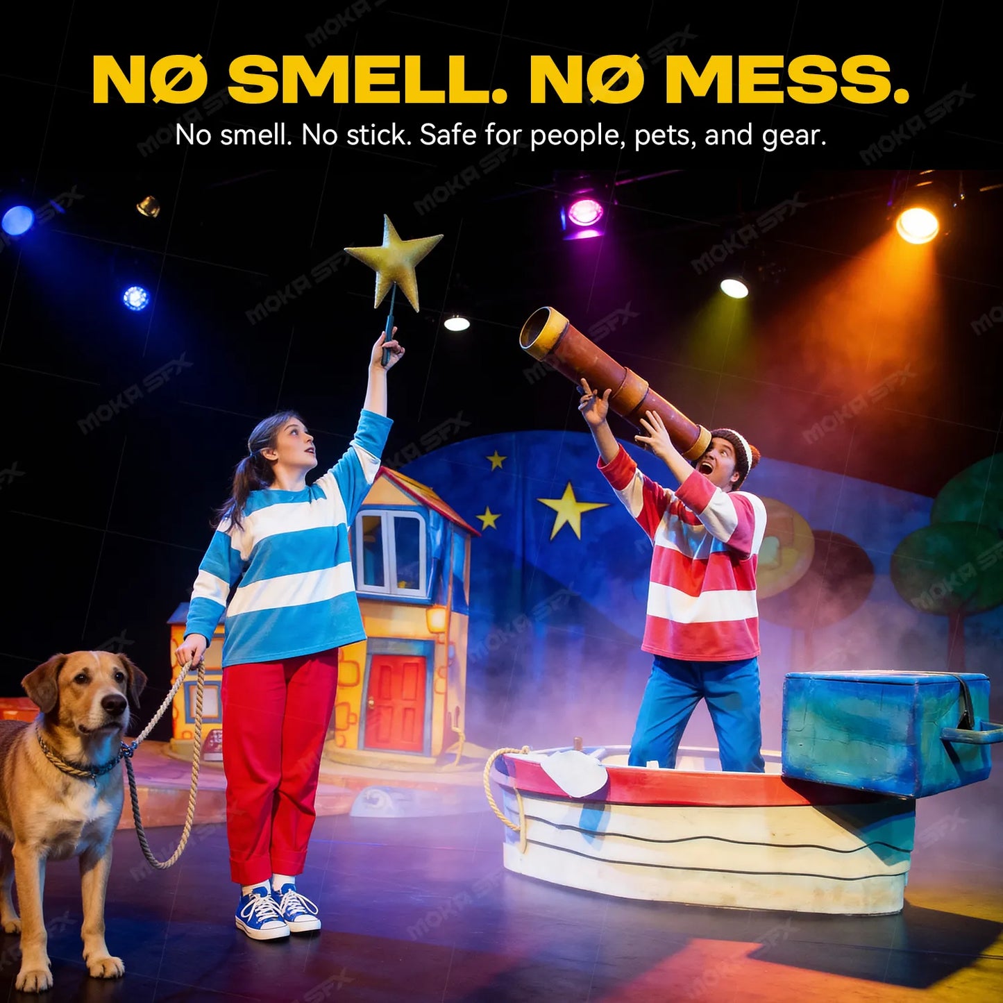 MOKA SFX MK-F11A 500W Mist Haze Máquina de humo