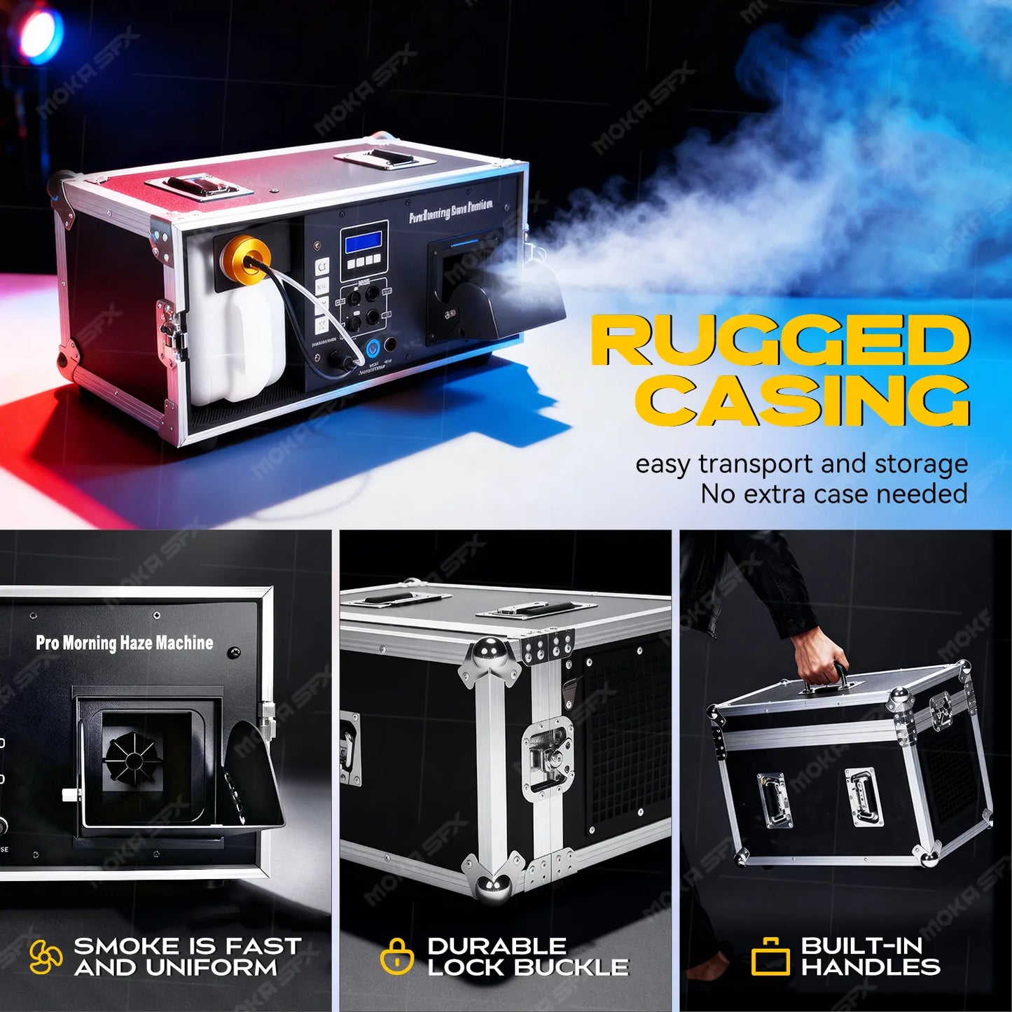 MOKA SFX MK-F20 1200W Morning Mist Haze Machine