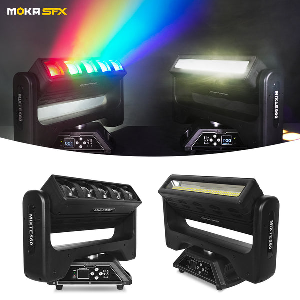 MOKA SFX Infinite 5*60W RGBW 4in1 Zoom Pixel Beam Wash Strobe Bar LED Moving Head Light