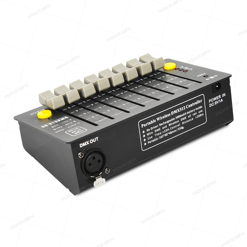 MOKA SFX MK-CS23 Mini Battery DMX Console 24CHs Battery Controller