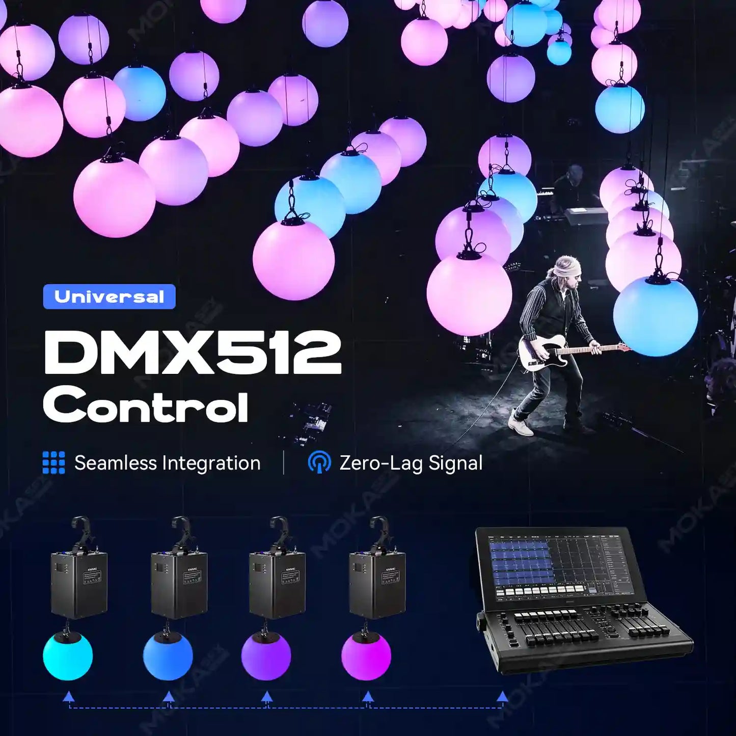 DMX LED Kinetic Ball
