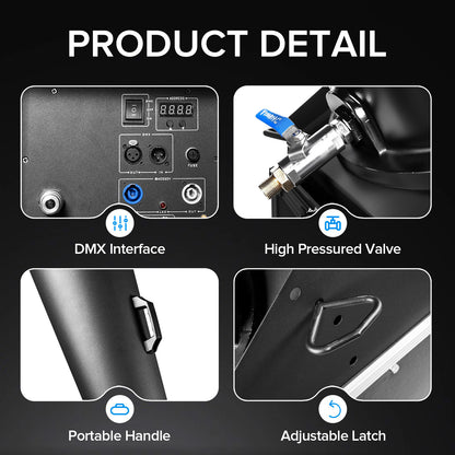 MOKA SFX MK-CN05 Manual Control Professional CO2 Confetti Machine
