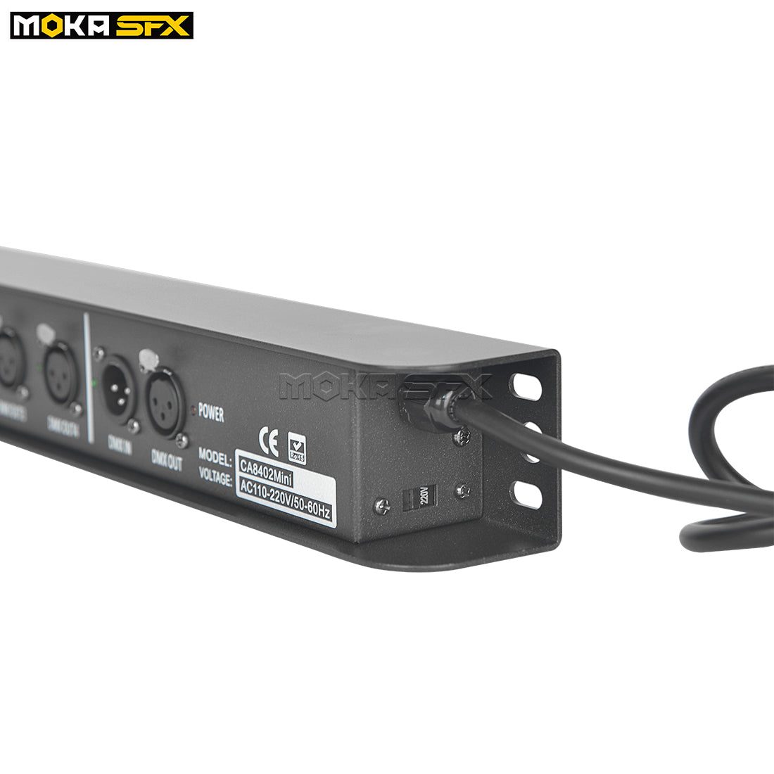 MOKA SFX Mini 4 Way DMX Distributor Signal Amplifier DMX512