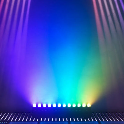 MOKA SFX 12×40W RGBW 4in1 LED Zoom Beam Wash Bar Moving Head Lights For Stage Event Lighting