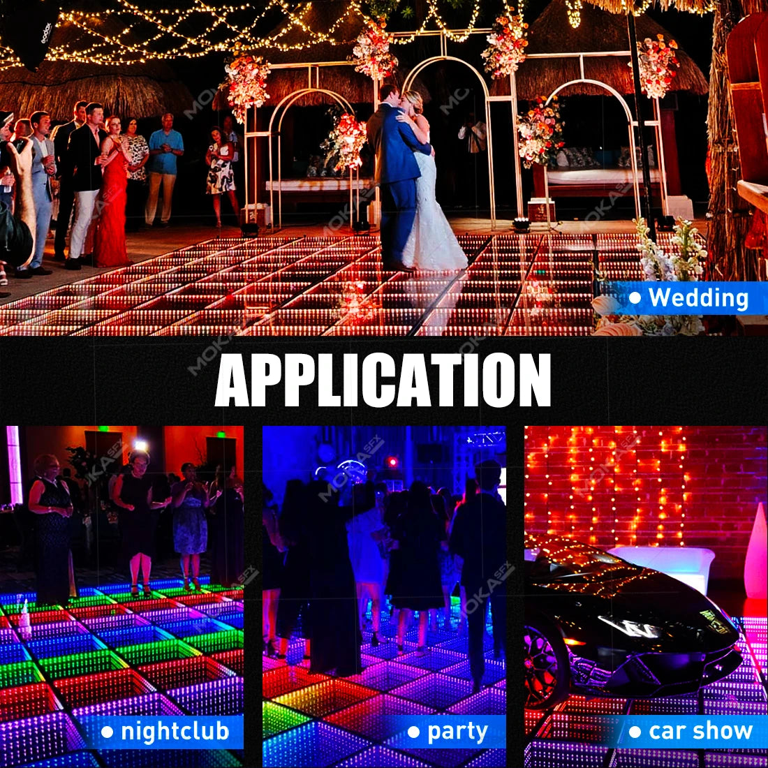 led dance floor