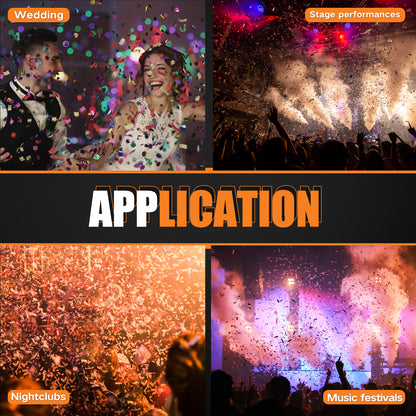 MOKA SFX MK-CN04 4-Head Confetti Launcher Machine