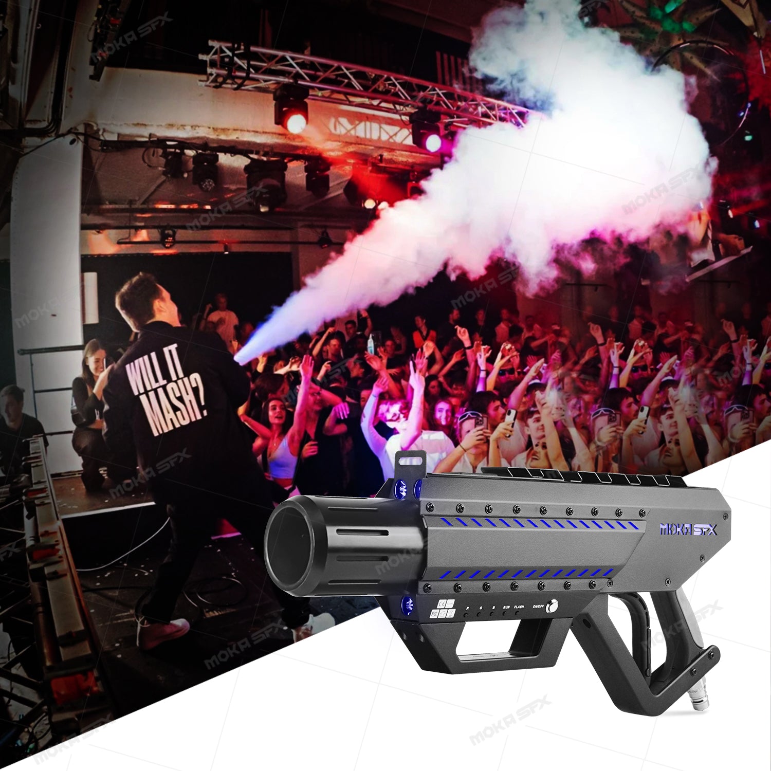 MOKA SFX H-C08 Magic LED CO2 gun - MOKA SFX