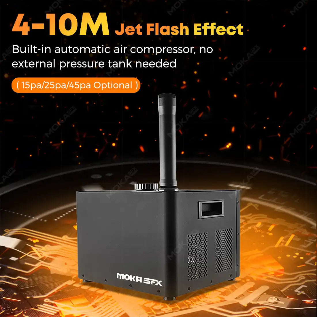 💥 MOKA SFX MK-E26 New Cold Spark Jet Up to 10m Flash Effects