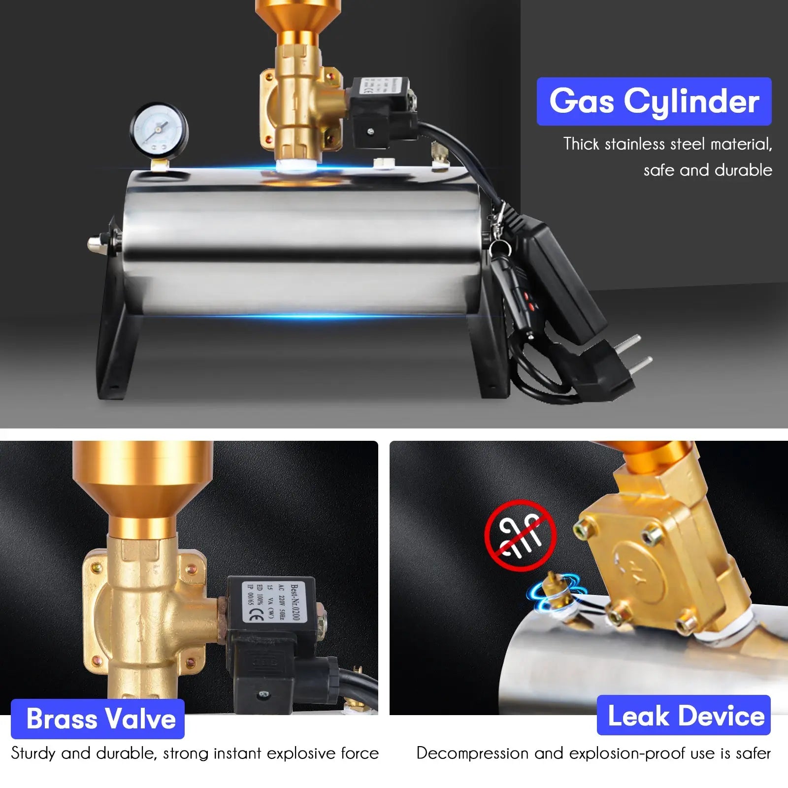 MOKA SFX MK-CN02 Remote Control Mini Streamer Air Confetti Cannon Machine MOKA SFX