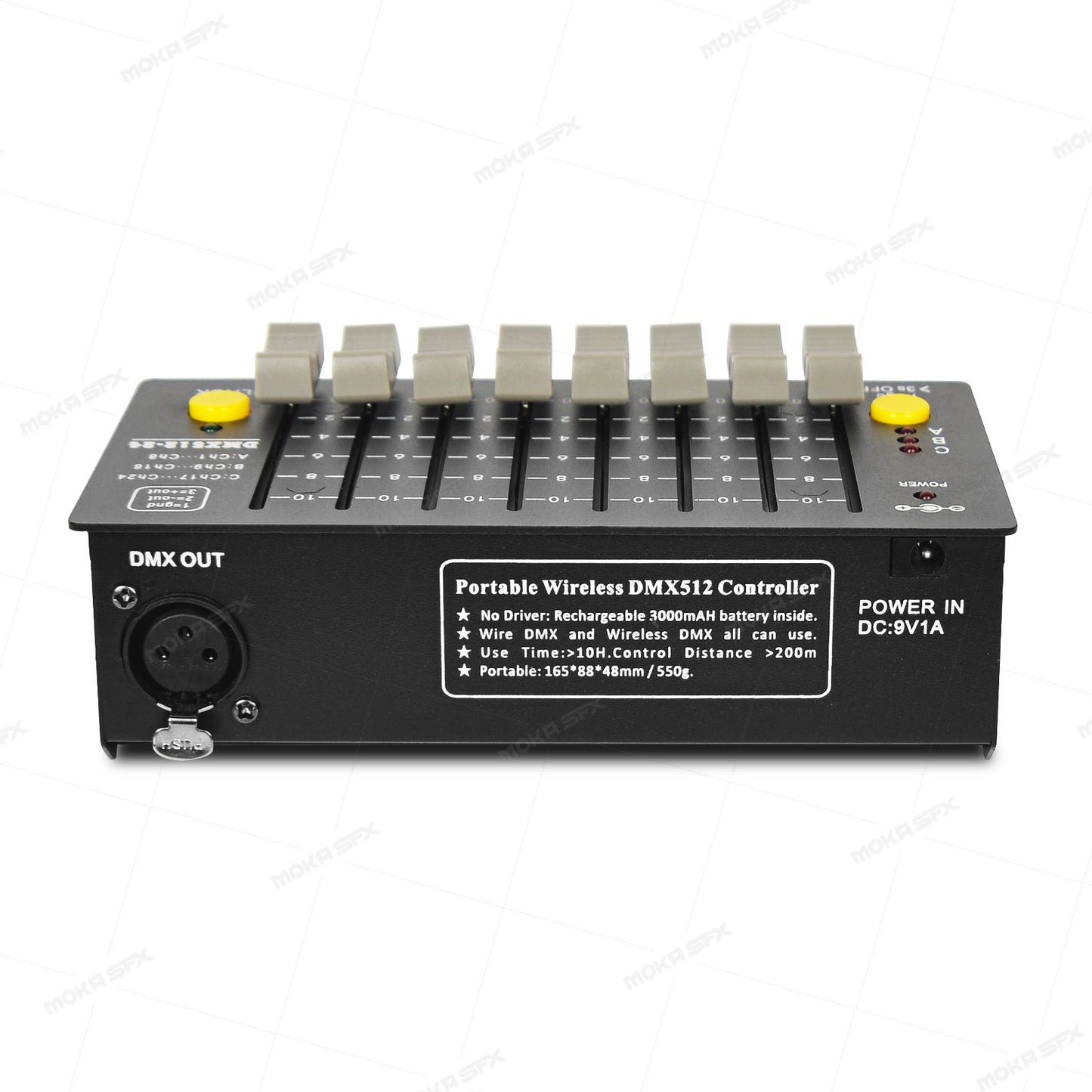 MOKA SFX MK-CS23 Mini Battery DMX Console 24CHs Battery Controller