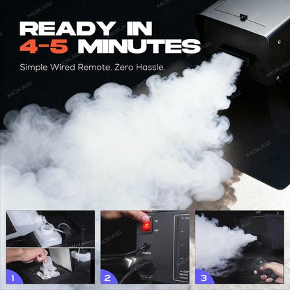 MOKA SFX ICE700 Low Lying Fog Machine with Dry Ice Compatibility