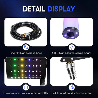 MOKA SFX MK-C05 Led Confetti Cannon Machine MOKA SFX