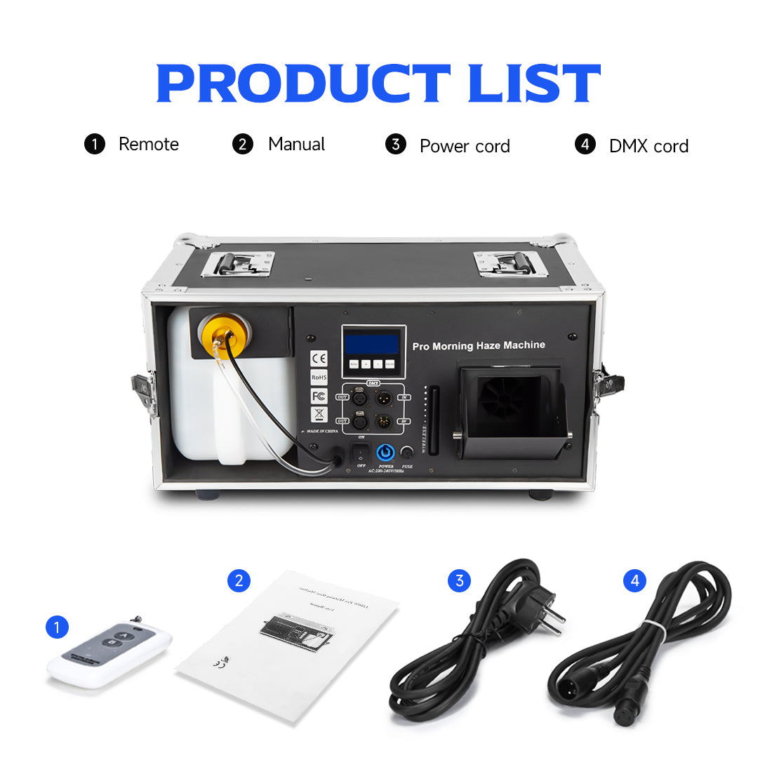 MOKA SFX MK-F20 1200W Morning Mist Haze Machine