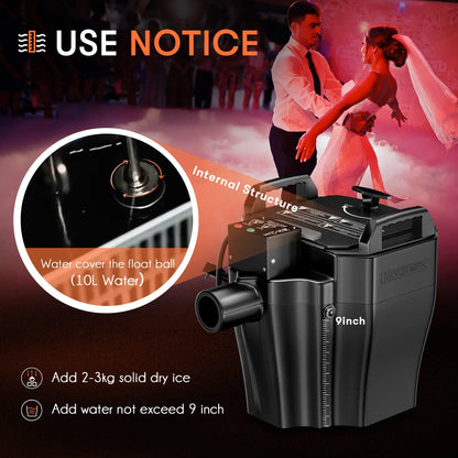 MOKA SFX MK-F13 3500W Low Lying Dry Ice Fog Machine MOKA SFX
