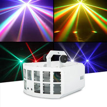 MOKA SFX DJ LED Laser Strobe Butterfly Lights RGB Patterns KTV Club Laser Beam Stage Lighting
