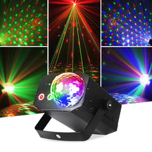 MOKA SFX MINI Laser Light Stage Effects Light 16IN1 Laser Magic Ball Remote Control Disco Light