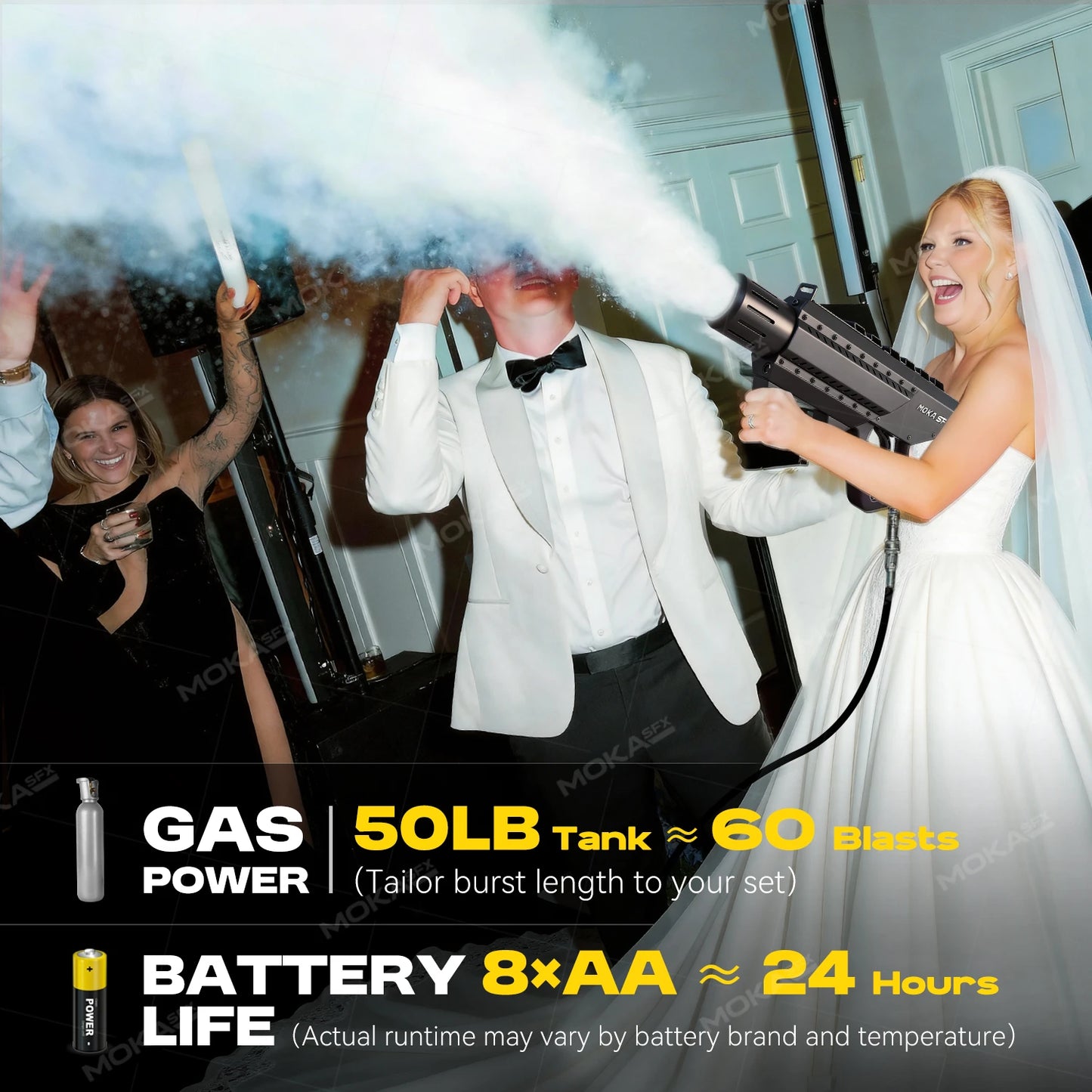 MOKA SFX H-C08 Magic LED CO2 gun