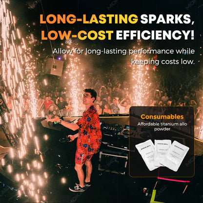 💥 MOKA SFX MK-E26 New Cold Spark Jet Up to 10m Flash Effects
