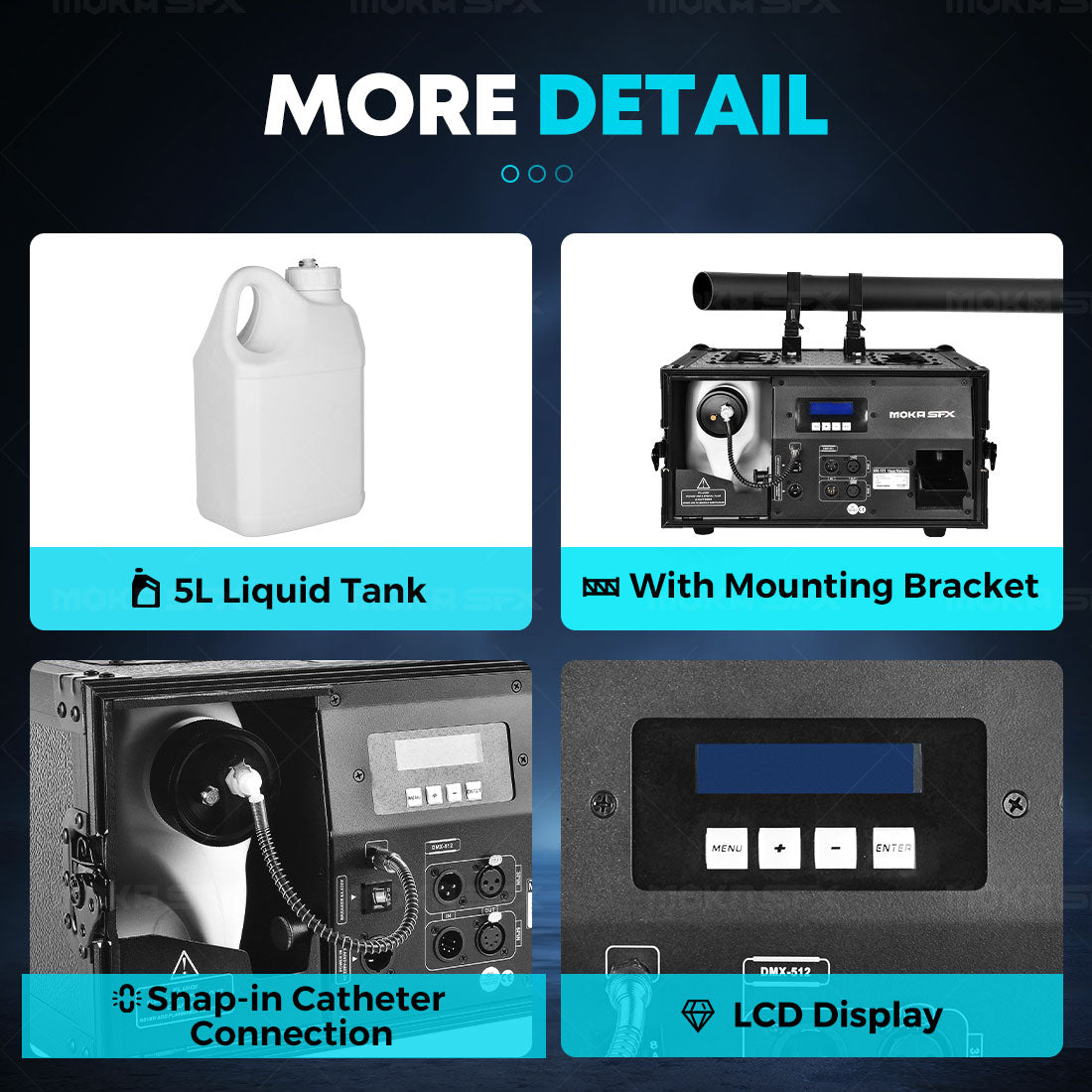 1200W Silent Haze Machine – MK-F23 | MOKA SFX – MOKA SFX